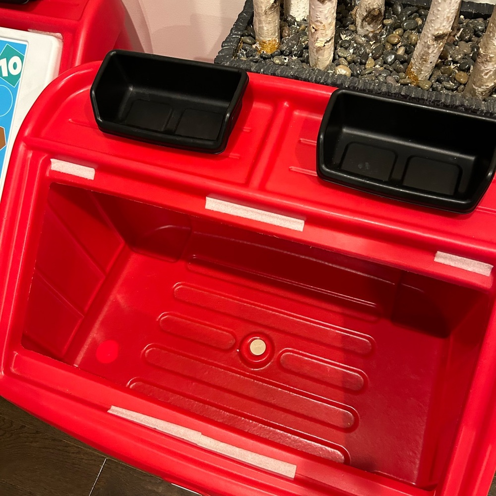 Last ONE 🧸✨🎈RED Step 2 kids Toy Storage bin Organizer HEAVY DUTY + Art trays - Picture 12 of 14